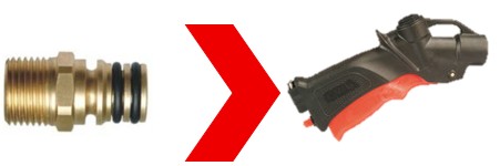 ARAG HANDGRIP INLET OPTION 3