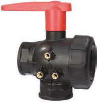 ARAG MANUAL BALL VALVE 3 WAYS GENUINE AGRICULTURAL SRAYING COMPONENTS